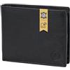 Lindenmann purse men/men wallet, cowhide matt, black