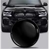 SkinoEu Stemma tuning cofano anteriore baule 82 mm compatibile con BMW emblema 51767288752 Nero EX 13