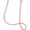 NECXON Cordino di sicurezza antistrappo per tappi auricolari, connettore in silicone rosso