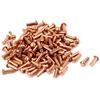 uxcell Sourcingmap® 2 mm x 6 mm rotonda albero di rame solido rivetti chiusure dorato 7.5 mm Lunghezza 100 pz