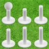 Notoke Set di 6 tees in silicone, per interni ed esterni, per prato invernale, golf simulator e Driving Range, in 3 misure (5,8 cm, 6,6 cm, 7,7 cm)