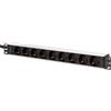 DIGITUS Striscia di alimentazione PDU Rack 19', 9 prese Schuko CEE DN-95440