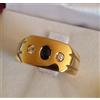 ANELLO UOMO oro giallo oro 750/000 18KT Gr. 9.50