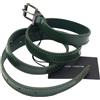 Cop-Copine Cintura Kano COP COPINE Donna LARGE Verde Pelle Fibbia Argento