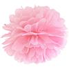 PartyDeco - PON PON da 25 cm, in Carta, Diametro 25 cm, Colore: Rosa