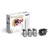 BTicino, Kit Luci Connesse Living Now Smart SKG3601KIT, Per Accendere/Spegnere Luci Tramite App o con Alexa, Google e Siri, con 1 Gateway Plug-in Nero S36GWGC e 3 deviatori connessi K4003C