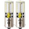 PYRJIN Ba15S 1156 Led Lampadina 12V, 3W Bianco Freddo 6000K, Per Interni Rv Turn Luce, Di Segnale, Di Luce, Di Retromarcia, Fanale Posteriore. (2 Pz)