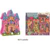 Puzzle silhoutte Djeco, 46 il castello