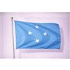 Ideabandiere.com Bandiera Micronesia Professionale in Tessuto Nautico da Esterno - Tutte le misure