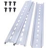 Taiss 3 pezzi guida DIN profilata in alluminio RoHS alluminio 35 mm di larghezza, 7,5 mm di altezza, lungo 250 mm / 10 DIN-250-L