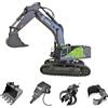 Hui Na Toys Escavatore Radiocomandato HuiNa 1593 - Metallo e Pastica ABS Con Accessori