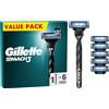 Gillette Mach3, rasoio ad umido per uomo 1 St