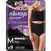 Always Discreet Boutique Mutandine nere M, per la debolezza della vesc