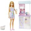 MATTEL Barbie Playset Gelateria con Bambola e Pasta Modellabile