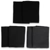Encasa XO Asciugamani da cucina e salviette in cotone Combinazione grigio-nero |Strofinaccio in waffle e tessuto piatto | Set strofinacci | 70x45 cm | Riutilizzabile e ad asciugatura rapida Set di 6
