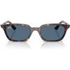 Ray-Ban Occhiali da Sole RB4456 135980 Zaya Marrone/Blu Scuro Unisex 53/19/145