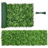 VEVOR Parete Verde Artificiale 3 x 1 m con Foglie Sintetica, Siepe Artificiale in Rotolo per Pareti e Recinzioni Decorative, Schermo Frangivista per Privacy, per Interni ed Esterni, Balcone Giardino