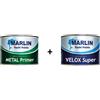 Marlin Velox Super 0,5 lt + Metal Primer 0,5 lt Kit Antivegetativa assi eliche