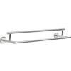 Delta Faucet 75930 Trinsic 76,2 cm asciugamano bar, cromo lucido, Polished Chrome, 24 Inch Double Towel Bar