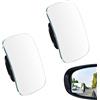 XPOOP Specchietti Retrovisori Convessi HD da 2 pezzi per Auto, Impermeabili, Ruotabili a 360 °, Specchietti Retrovisori Convessi per Auto Universali, Specchietto Retrovisore Punto Cieco