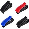 XPOOP Clip per Occhiali da Suto, Cornice per Occhiali da Sole per Tende da Sole per Auto (2 Clip per Occhiali da Sole Neri, 1 Clip per Occhiali da Sole Rossa e 1 Clip per Occhiali da Sole Blu)