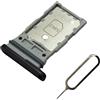 MMOBIEL Doppio Vassoio Carta SIM Compatibile con Samsung Galaxy S22 Ultra 5G - 6.8 inch - 2022 - Porta Scheda SIM - Inclusa Guarnizione di Gomma e Sim Pin - Nero