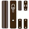 HIKVISION DS-PDB-MCK-brown - Alloggiamento in PC+ABS di colore Marrone