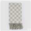 EDG Enzo De Gasperi Coperta a Scacchi 152 x 127 Cm Poliestere Bianco Verde