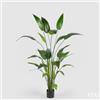 EDG Enzo De Gasperi Strelizia con Vaso x26 Pianta Artificiale H 184 Cm Verde