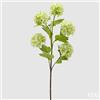 EDG Enzo De Gasperi Viburno Ramo x5 con Foglie Pianta Artificiale H 80 Cm D 10 Cm Verde Chiaro