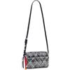 Desigual borsa a tracolla Radio Julia Crossbody Bag Denim Raw grigio