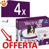 Ceva Vectra 3D Dog Blu (10-25kg) - Offerta [PREZZO A CONFEZIONE] Quantità minima 4, Confezione da 3 Pipette