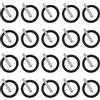 XPOOP 40 Pezzi O-Ring e Pin 4 x 25 mm Socket Pins Perno di Ricambio e O-Ring per Chiave a Percussione da 1/2 Adattatore per Bussole A Urto per Ponteggi a Bussola da 1/2
