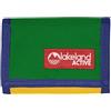 Lakeland Active Stowbank - Portafoglio classico in tela, Colorblock Verde, Taglia unica, Classico