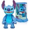 Disney - Stitch FX, peluche di Lilo & Stitch, peluche elettronico da 45 cm, 100+
