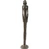Kare Design oggetto decorativo Art Lady, bronzo, statuetta decorativa, resina, aspetto anticato, statua, decorazione, oggetto d'arte, accessorio, 78x14x14 cm (A/L/P)