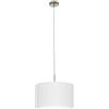 Eglo Leuchten my light Sospensione Pasteri in tessuto D.38 cm bianco 31571/20