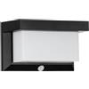 Eglo Leuchten my light Lampada Utrera applique solare moderna da 800 lumen nera 5000K -IP44 - 48968/20