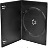 MediaRange Custodia Slim Nera Singola 7mm in plastica per DVD o CD - BOX13