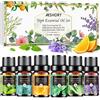 Set Di Oli Essenziali per Diffusori 6 X 10ML, 100% Puri Naturali Olio Essenziale