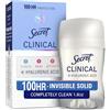 Secret Clinical Strength Invisible Solid Women's Antiperspirant & Deodorant Completely Clean Scent, 1.6 Fluid Ounce by Secret