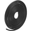 METALLIXITY Schiuma Gomma Meteo 2mm Diametro x 10m Lunghezza Nero | Guarnizione Striscia, EPDM Gomma Rotondo Sigillo Striscia, per Casa Riparazione Porta