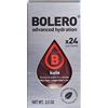 Bolero Drink 24 Bustine 3 gr grammi Sticks Frutta Preparato Polvere Solubile Per Bevanda Fresca in Acqua Prodotto, 72 grammi dolcificato alla stevia (Kola)