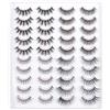 Oreola Ciglia Finte 3D Aspetto Naturale Leggere Riutilizzabili 4 Strati Soffici Visone per La Germania Trucco Cat Eye Cosplay