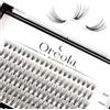 Oreola Ciglia Finte Sensazione Naturale Individuale 0.07C Arricciatura 8-14mm 120PCS 20D Ciglia Cluster per Extension Ciglia Fai da Te a Casa, Ciuffetti Individuali Ultraleggeri Ciglia Riutilizzabili
