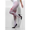 SMIFFYS Collant opachi, Bianchi, con schizzi di sangue Halloween