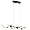 Trio Leuchten Trio, Sospensione, Sequence incl. 1 x LED,SMD,45,0 Watt,2300+3000+4000K,5600 Lm. Plastica,
