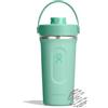 Hydro Flask - Insulated Stainless Steel Shaker Bottle 710 ml (24 oz) - Beccuccio a Chiusura Ermetica Flip Chug - Per Frullati Proteici e Integratori - Sfera Frusta - Freddo per 24 Ore - Mermaid Green