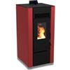 C-Line Stufa A Pellet Ad Aria Ventilata Efesto 9 - 8,10 kw : Colore - Bordeaux