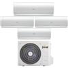 Ferroli Climatizzatore Quadri Split Giada 9+9+9+9 con U.E. 2CP001SF-28-4 R-32 Inverter Wi-Fi Classe A++